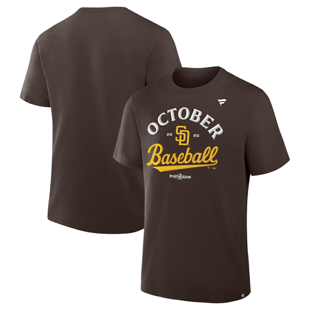San Diego Padres Fanatics 2025 MLB Postseason Locker Room T-Shirt - MLB T-shirts