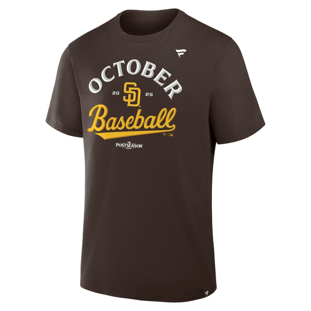 San Diego Padres Fanatics 2025 MLB Postseason Locker Room T-Shirt - MLB T-shirts