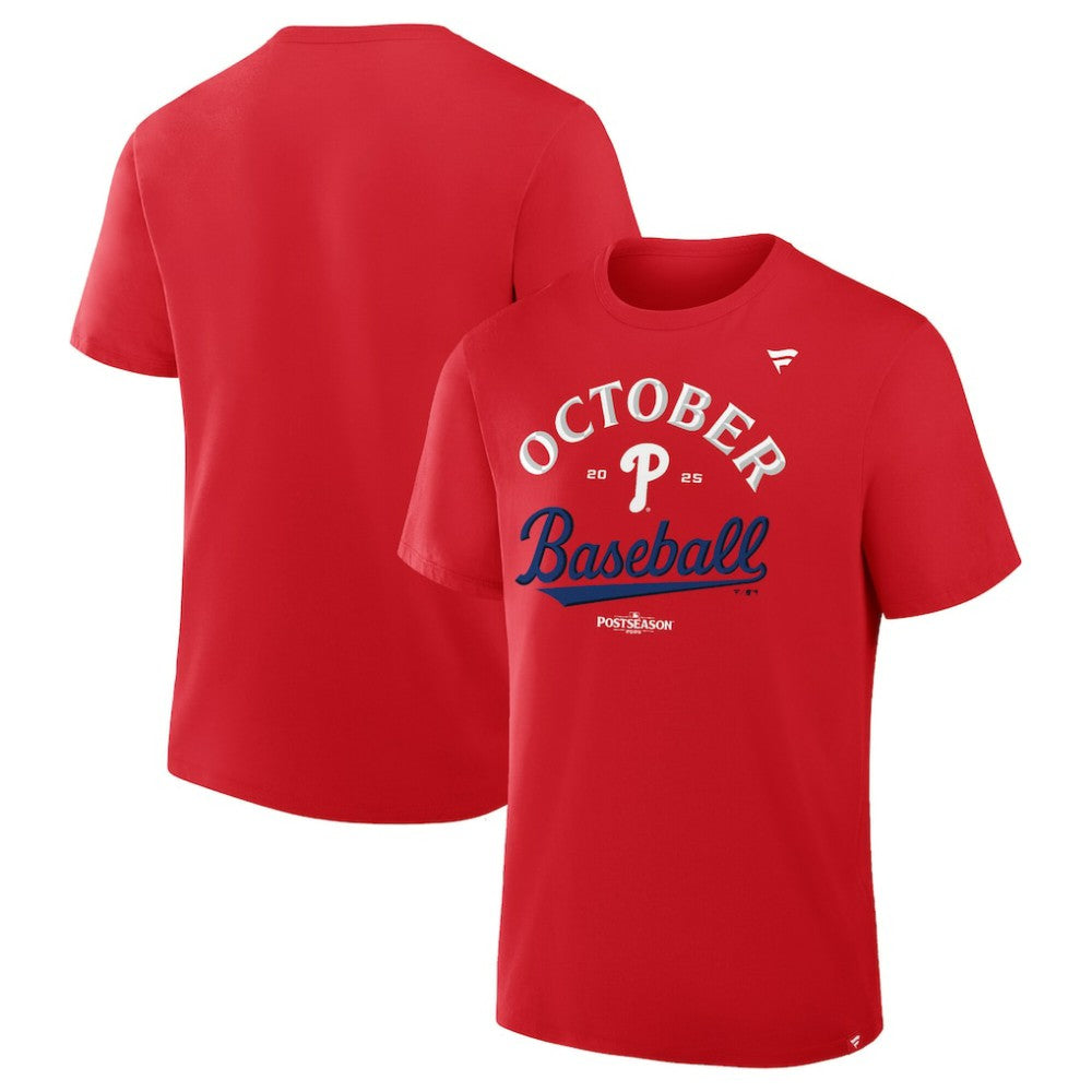 Philadelphia Phillies Fanatics 2025 MLB Postseason Locker Room T-Shirt - MLB T-shirts