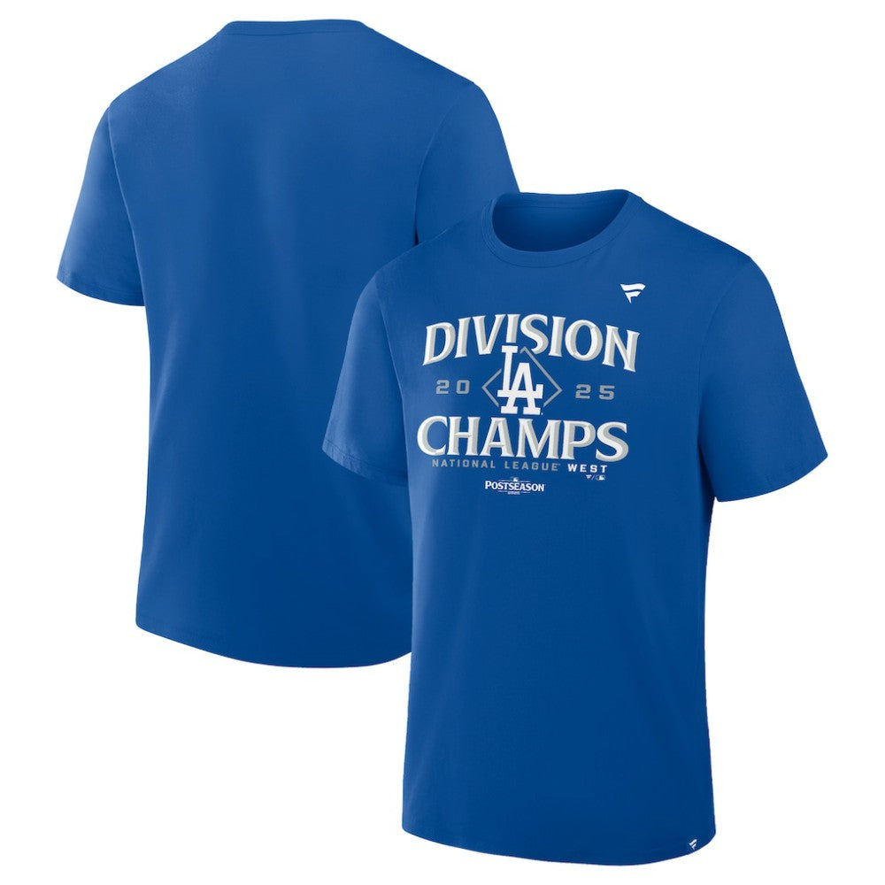 Los Angeles Dodgers Fanatics 2025 NL West Division Champions Locker Room T-Shirt - MLB T-shirts