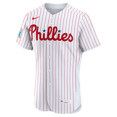 Philadelphia Phillies Nike Home Sponsor Patch Authentic Jersey - MLB Jerseys