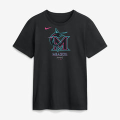 Miami Marlins Nike City Connect Large Logo T-Shirt - MLB T-shirts