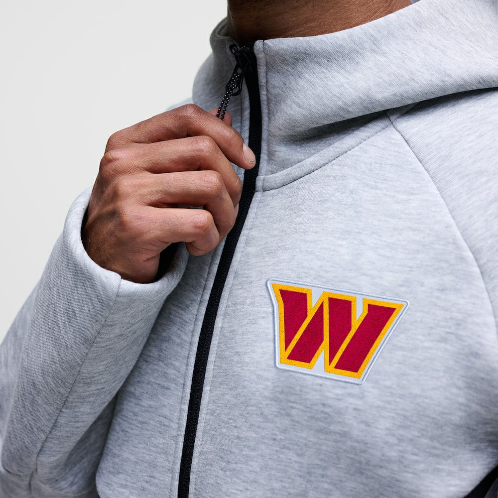 Washington Commanders Tech Fleece Raglan Full-Zip Windrunner Hoodie | NFL Hot
