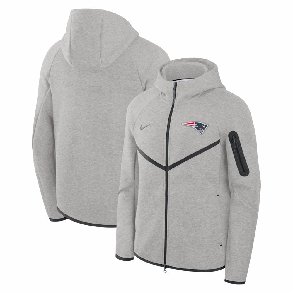 New England Patriots Tech Fleece Raglan Full-Zip Windrunner Hoodie | NFL Online