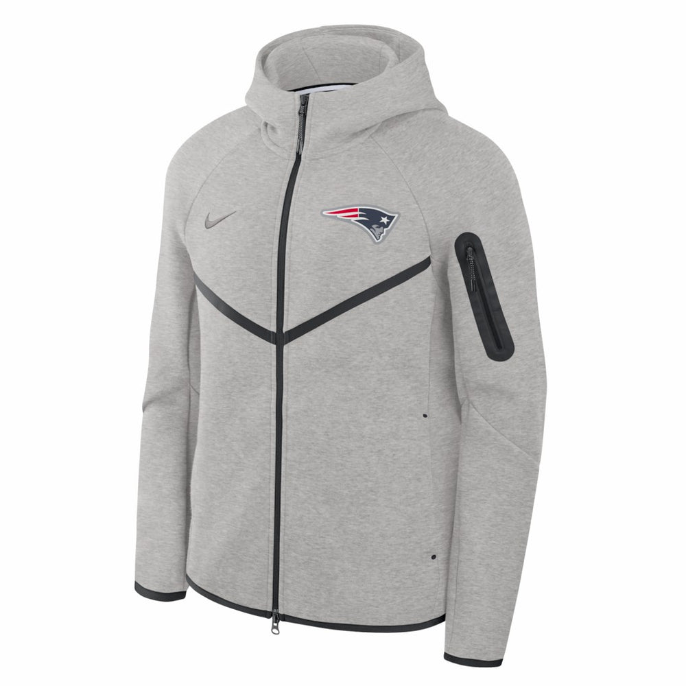 New England Patriots Tech Fleece Raglan Full-Zip Windrunner Hoodie | NFL Online