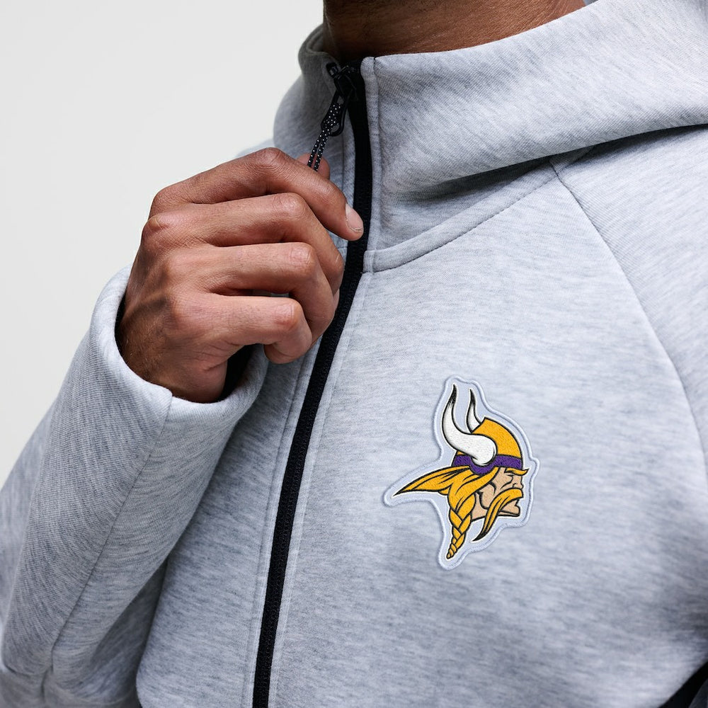 Minnesota Vikings Tech Fleece Raglan Full-Zip Windrunner Hoodie | NFL On sale