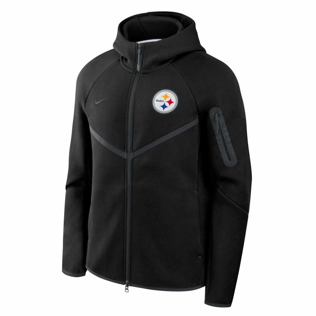 Pittsburgh Steelers Tech Fleece Raglan Full-Zip Windrunner Hoodie | NFL Outlet
