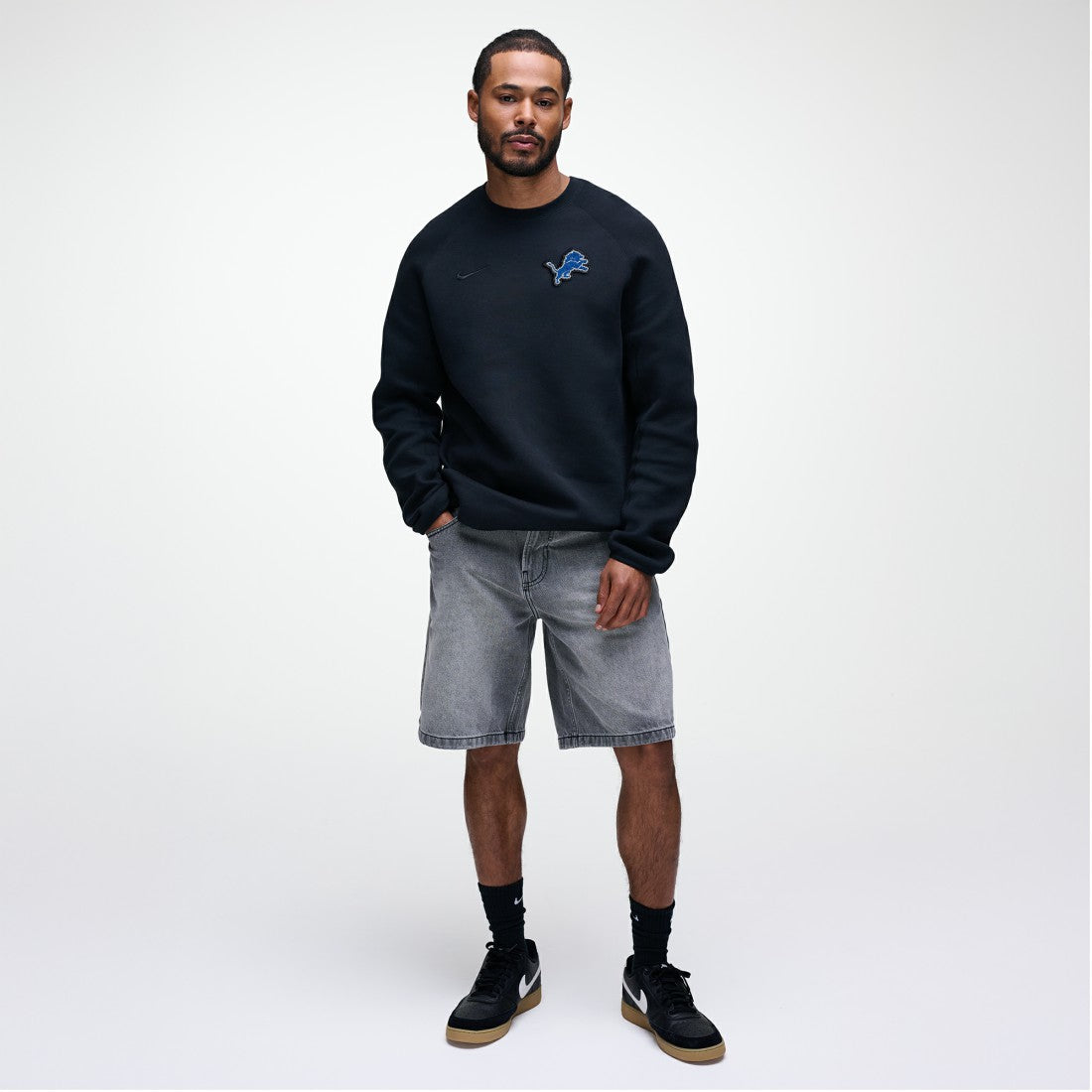 Detroit Lions Tech Fleece Raglan Sweatshirt | NFL Hot