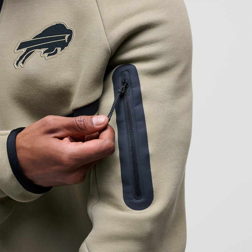 Buffalo Bills Tech Fleece Raglan Full-Zip Windrunner Hoodie | NFL Discount