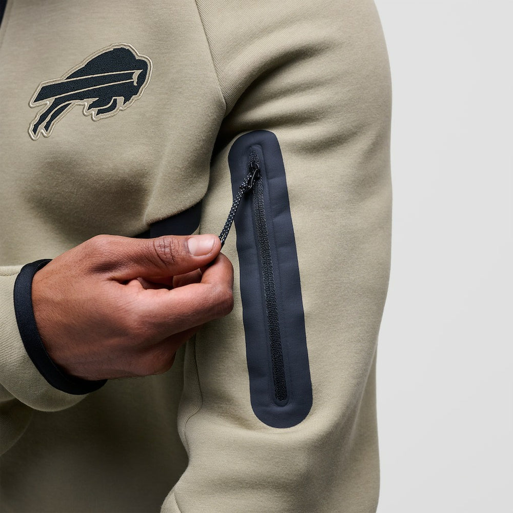 Buffalo Bills Tech Fleece Raglan Full-Zip Windrunner Hoodie | NFL Discount