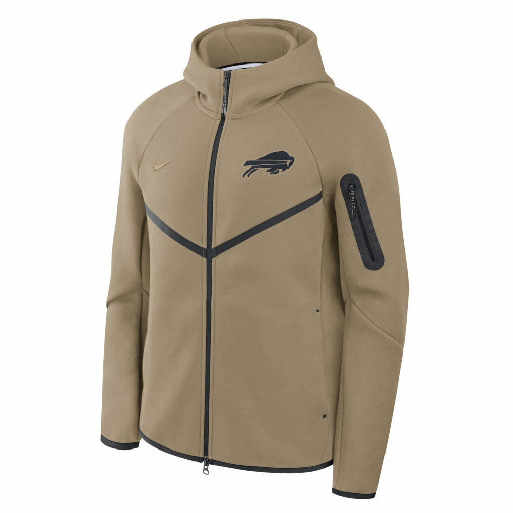 Buffalo Bills Tech Fleece Raglan Full-Zip Windrunner Hoodie | NFL Discount