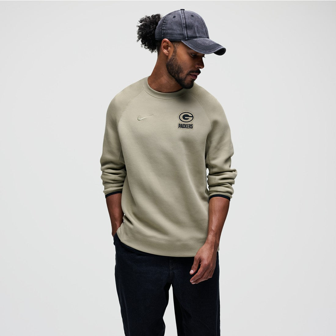 Green Bay Packers Tech Fleece Raglan Sweatshirt | NFL New