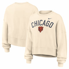 Chicago Bears Women's Oversized High Hip Legacy Arch Phoenix Fleece Sweatshirt | NFL US