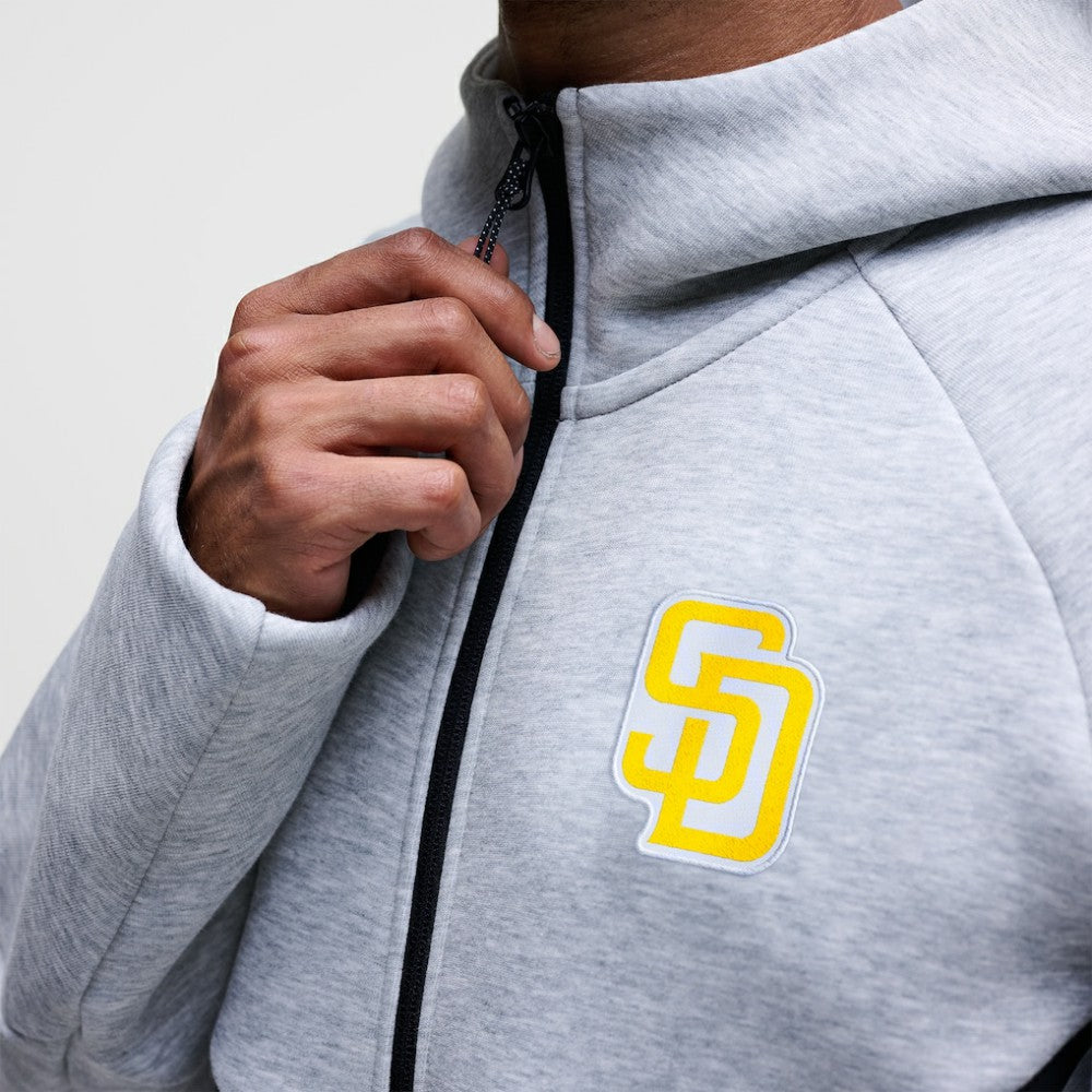 San Diego Padres Nike Tech Fleece Raglan Full-Zip Windrunner Hoodie - MLB Hoodies