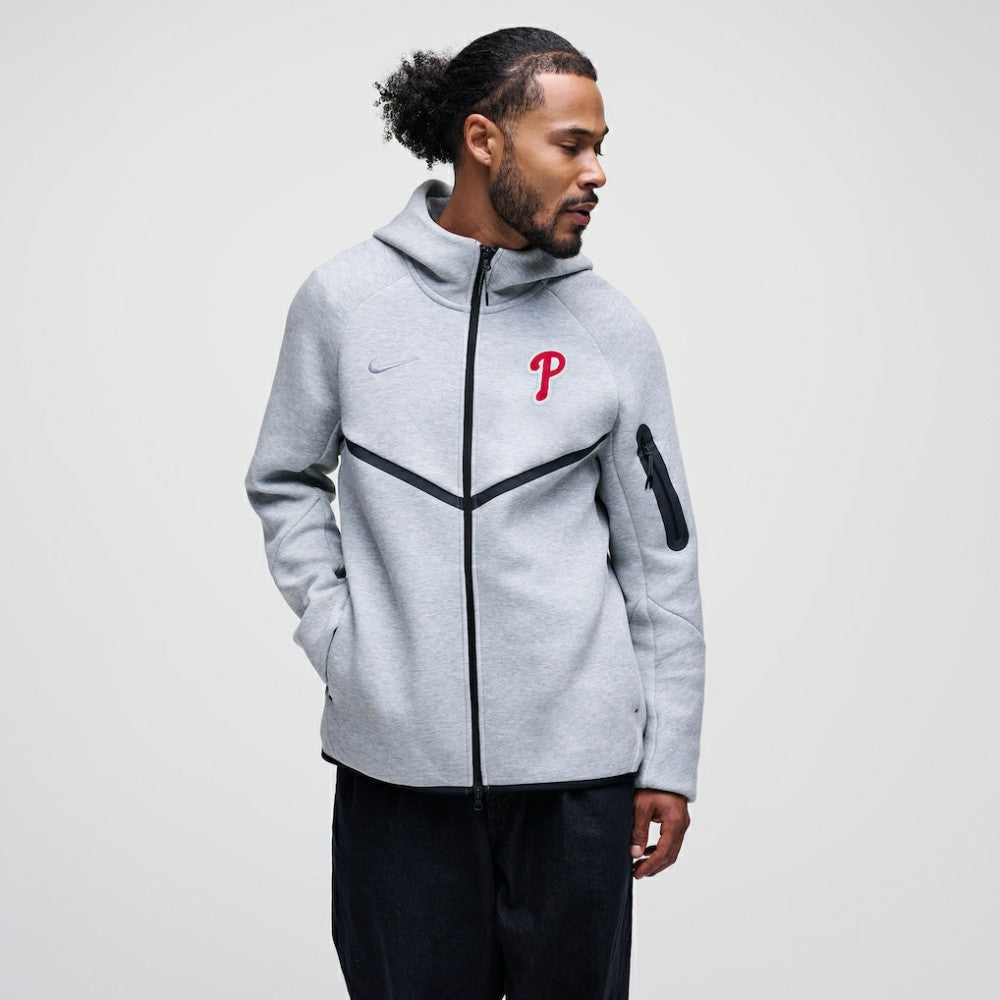 Philadelphia Phillies Nike Tech Fleece Raglan Full-Zip Windrunner Hoodie - MLB Hoodies