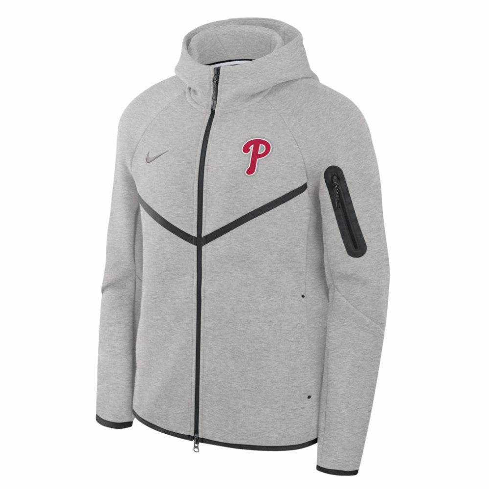 Philadelphia Phillies Nike Tech Fleece Raglan Full-Zip Windrunner Hoodie - MLB Hoodies