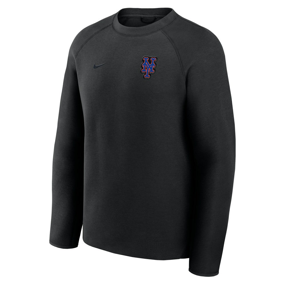 New York Mets Nike Tech Fleece Raglan Sweatshirt - MLB Sweatshirts