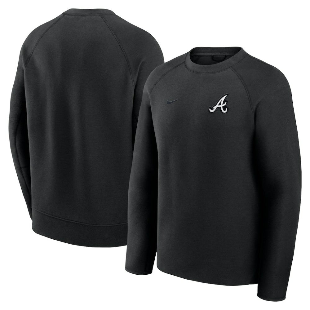 Atlanta Braves Nike Tech Fleece Raglan Sweatshirt - MLB Sweatshirts