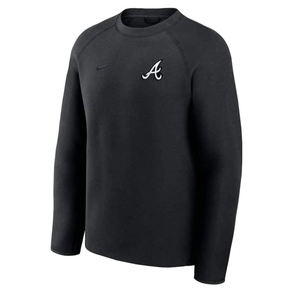 Atlanta Braves Nike Tech Fleece Raglan Sweatshirt - MLB Sweatshirts
