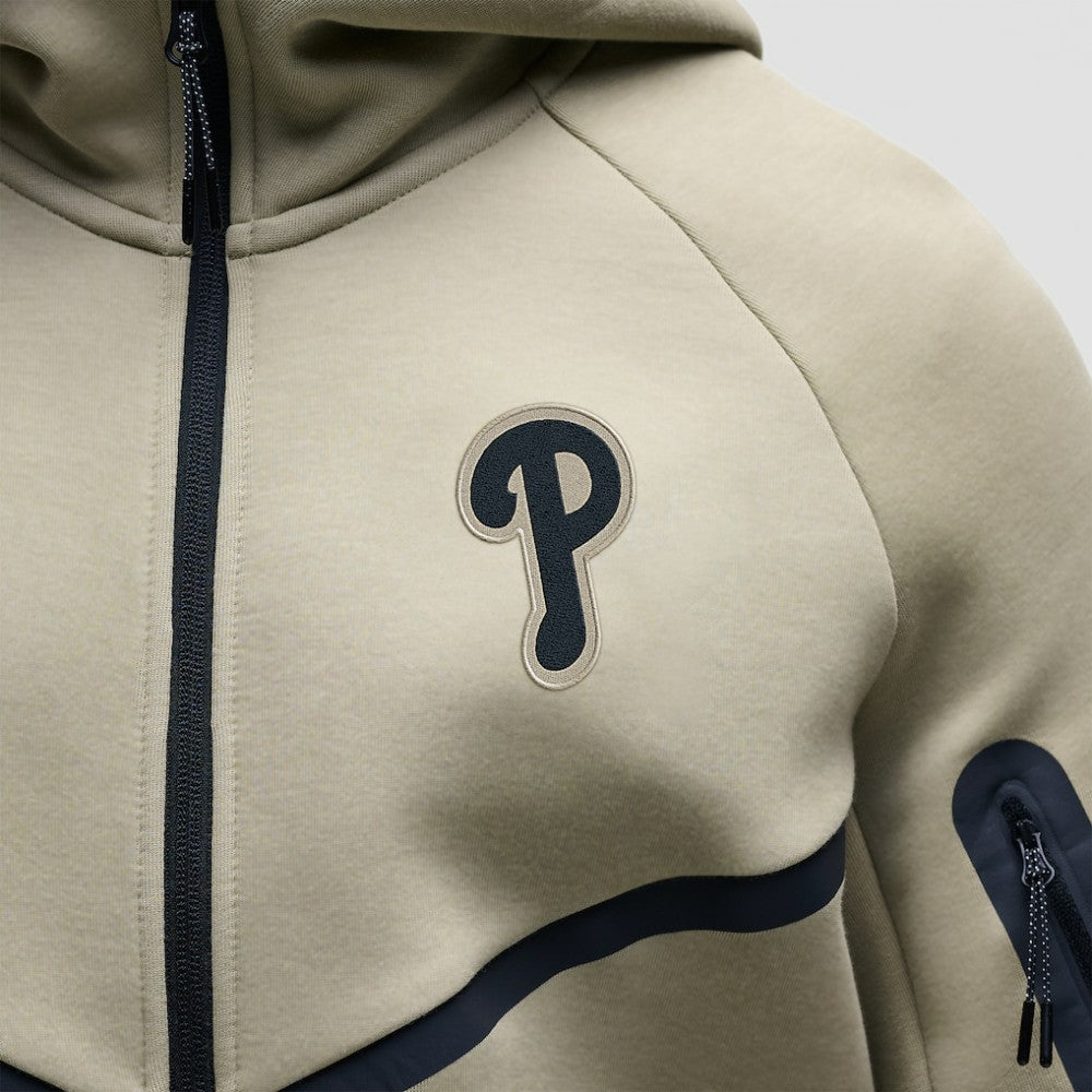 Philadelphia Phillies Nike Tech Fleece Raglan Full-Zip Windrunner Hoodie - MLB Hoodies