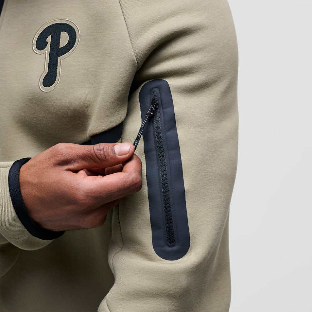 Philadelphia Phillies Nike Tech Fleece Raglan Full-Zip Windrunner Hoodie - MLB Hoodies