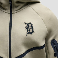 Detroit Tigers Nike Tech Fleece Raglan Full-Zip Windrunner Hoodie - MLB Hoodies