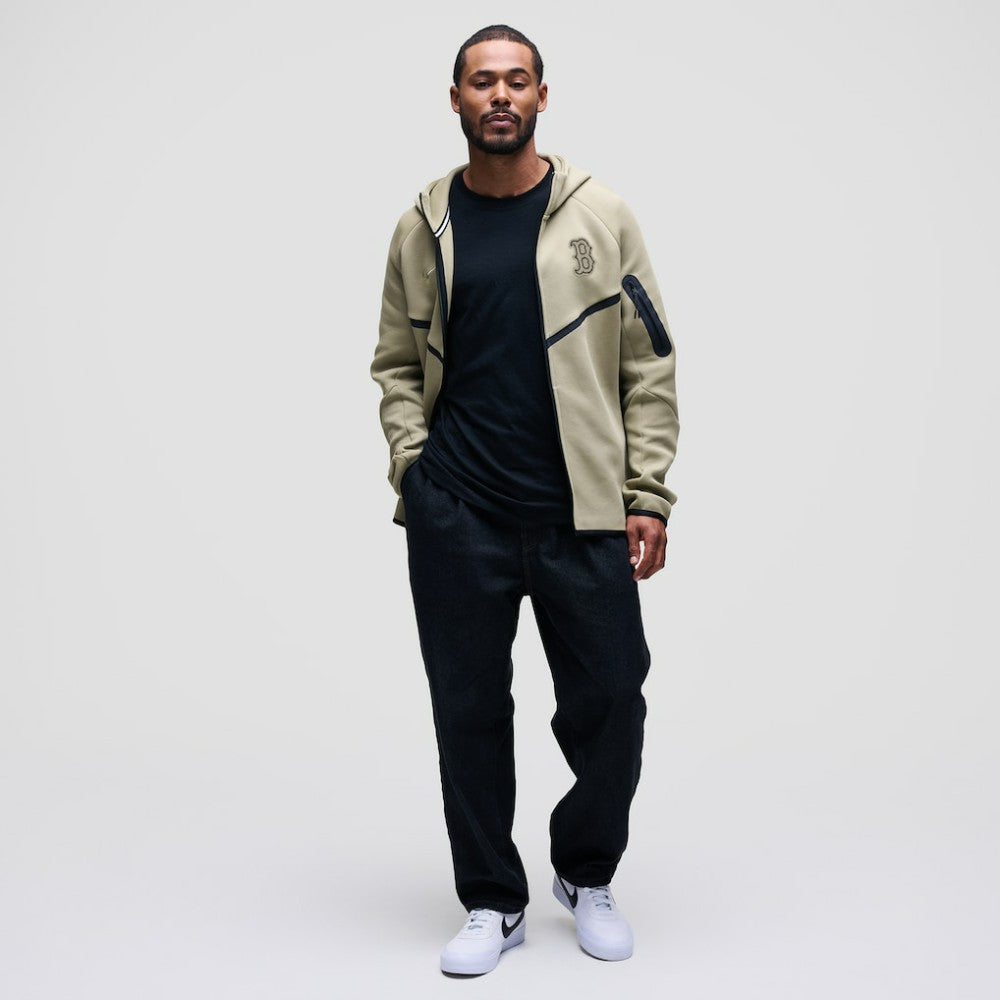 Boston Red Sox Nike Tech Fleece Raglan Full-Zip Windrunner Hoodie - MLB Hoodies