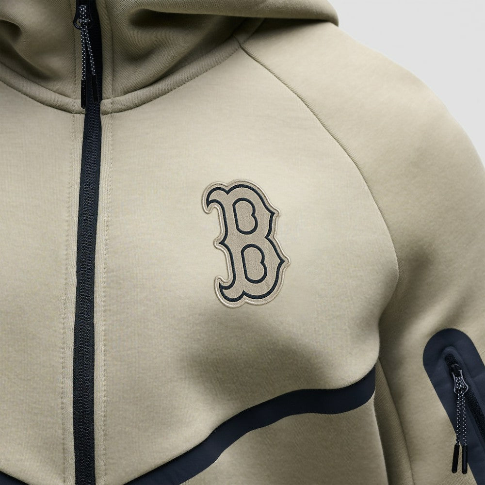 Boston Red Sox Nike Tech Fleece Raglan Full-Zip Windrunner Hoodie - MLB Hoodies