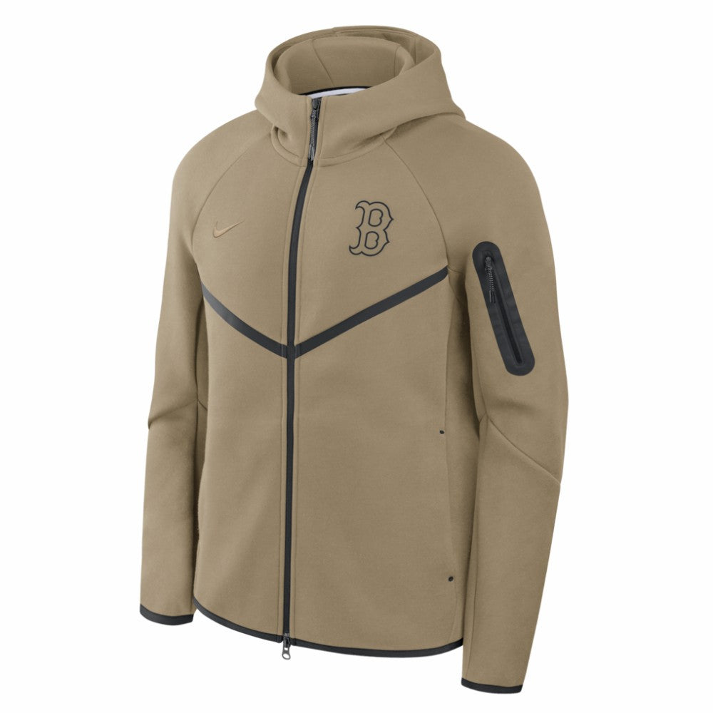 Boston Red Sox Nike Tech Fleece Raglan Full-Zip Windrunner Hoodie - MLB Hoodies
