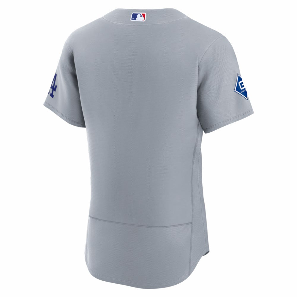 Los Angeles Dodgers Nike Road Sponsor Patch Authentic Jersey - MLB Jerseys
