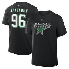 Mikko Rantanen Dallas Stars Fanatics Authentic Stack Name & Number T-Shirt -  NHL T-shirts