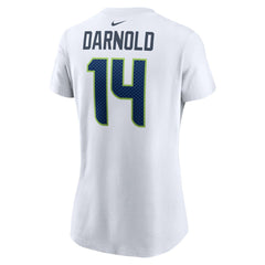 Seattle Seahawks Sam Darnold  Women's Player Name & Number T-Shirt | NFL Near me