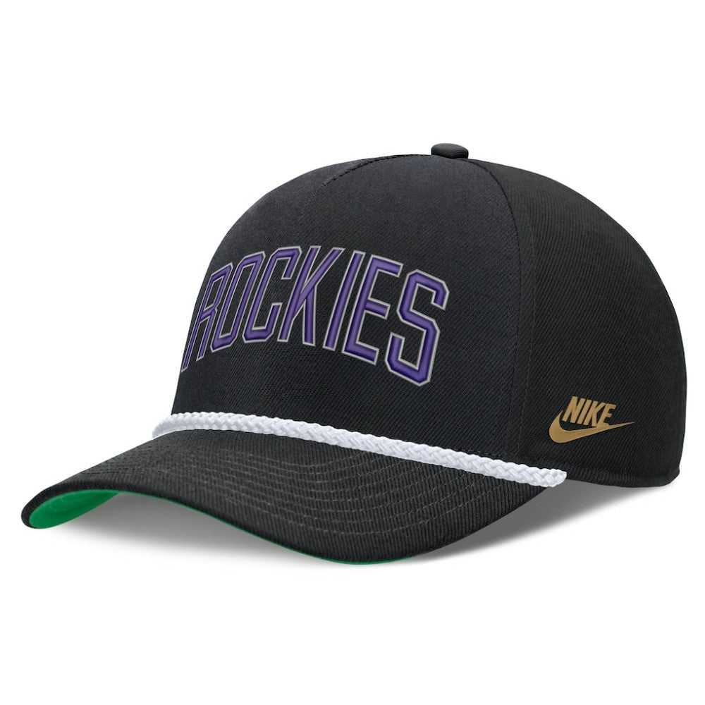 Colorado Rockies Nike Cooperstown Collection Rise Adjustable Hat - MLB Hats