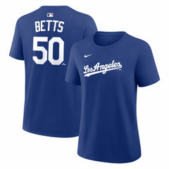 Mookie Betts Los Angeles Dodgers Nike Women's Alternate Name & Number T-Shirt - MLB T-shirts
