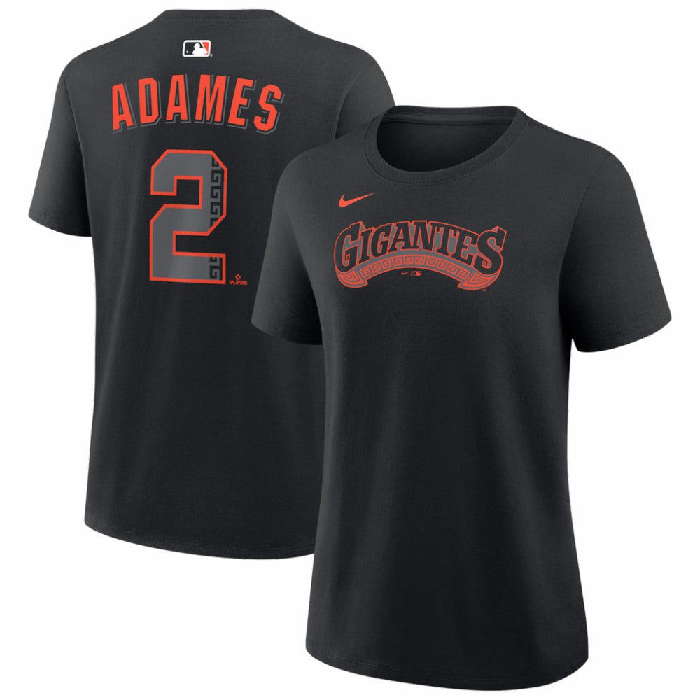 Willy Adames San Francisco Giants Nike Women's Alternate Name & Number T-Shirt - MLB T-shirts