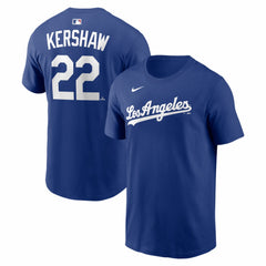Clayton Kershaw Los Angeles Dodgers Nike Alternate Name & Number T-Shirt - MLB T-shirts