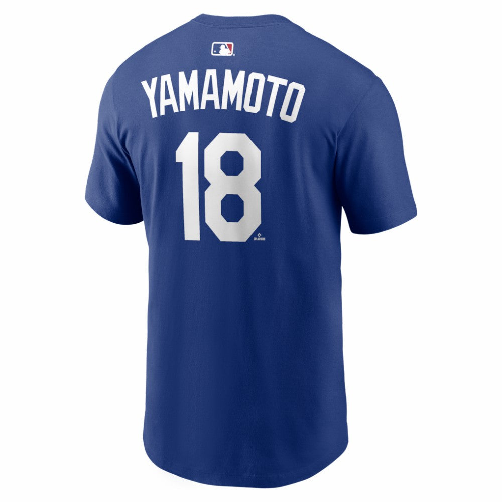 Yoshinobu Yamamoto Los Angeles Dodgers Nike Alternate Name & Number T-Shirt - MLB T-shirts