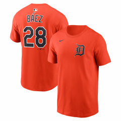 Javier Báez Detroit Tigers Nike Name & Number T-Shirt - MLB T-shirts