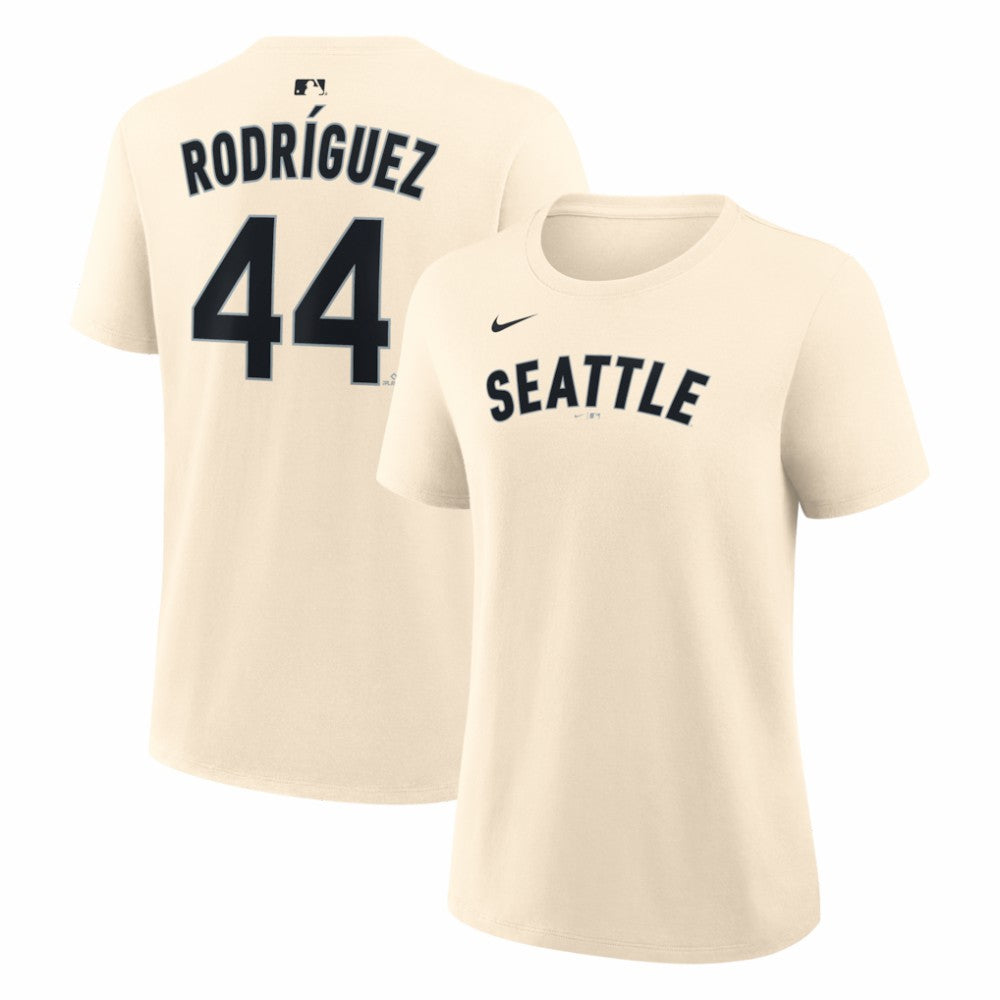 Julio Rodriguez Seattle Mariners Nike Women's Name & Number T-Shirt - MLB T-shirts