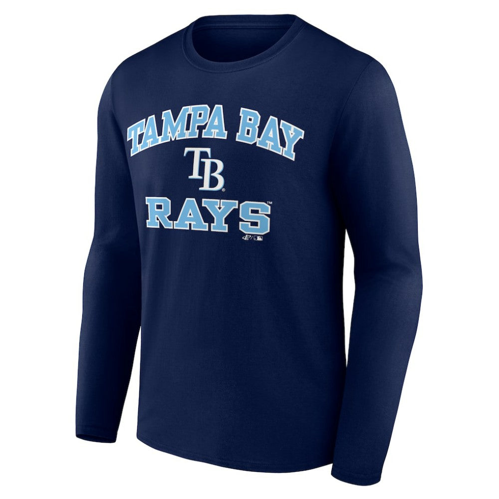 Tampa Bay Rays Logo Athletic Heart & Soul Long Sleeve T-Shirt - MLB T-shirts