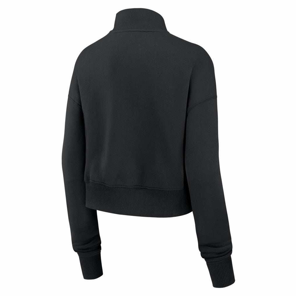 Denver Broncos Women's Legacy Phoenix Fleece Cropped Half-Zip Sweatshirt | NFL Online