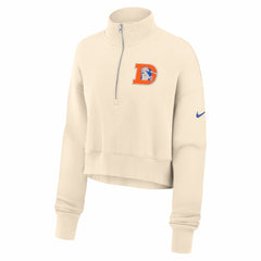 Denver Broncos Women's Legacy Phoenix Fleece Cropped Half-Zip Sweatshirt | NFL Sale