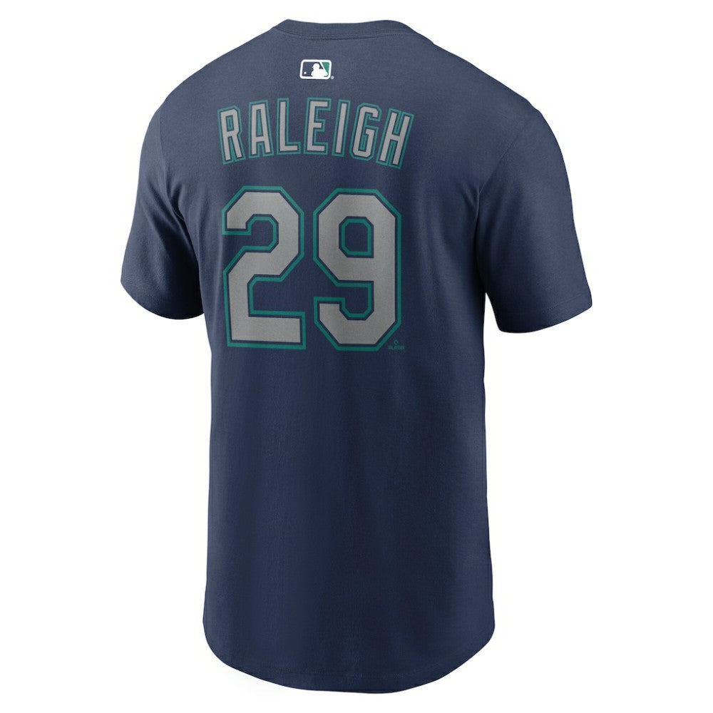 Cal Raleigh Seattle Mariners Nike 50th Season Name & Number T-Shirt - MLB T-shirts