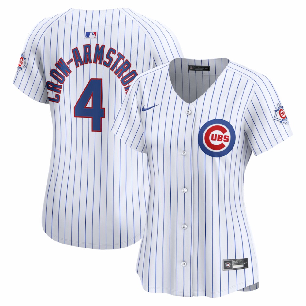 Pete Crow-Armstrong Chicago Cubs Nike Women's 150th Anniversary Limited Jersey - MLB Jerseys