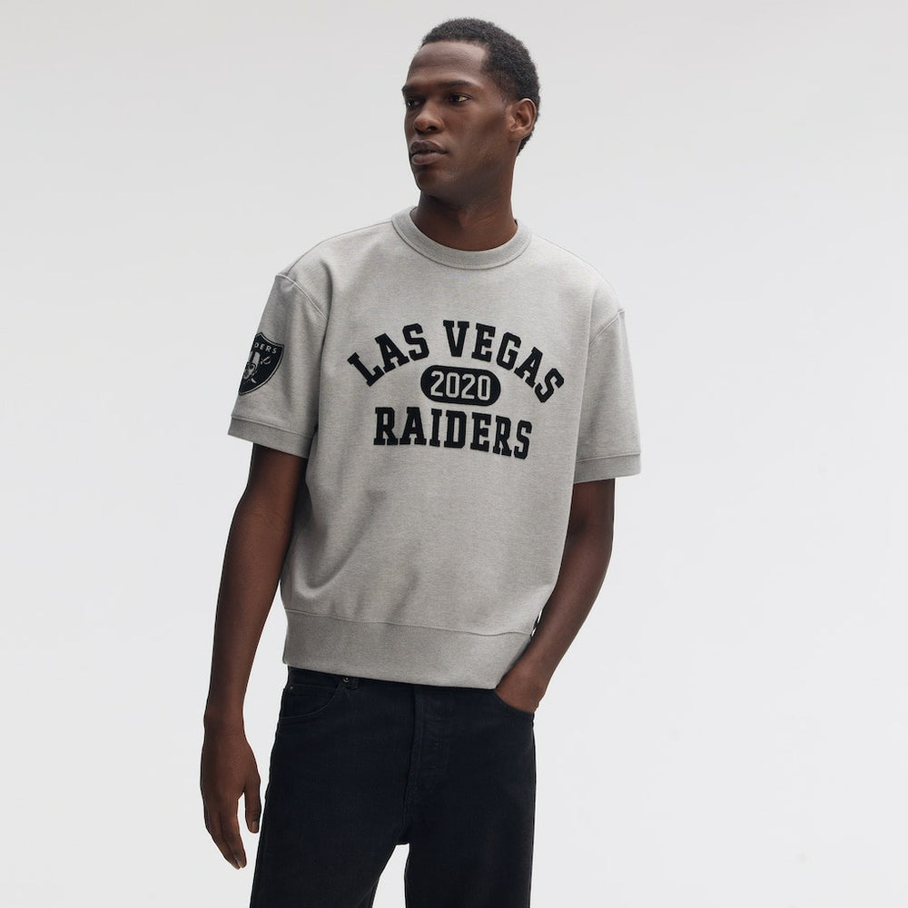Las Vegas Raiders IconicFleece Short Sleeve Sweatshirt | NFL Online