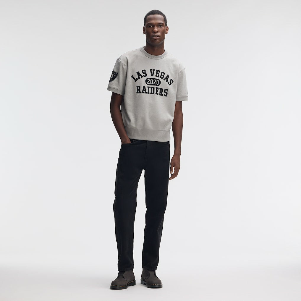 Las Vegas Raiders IconicFleece Short Sleeve Sweatshirt | NFL Online