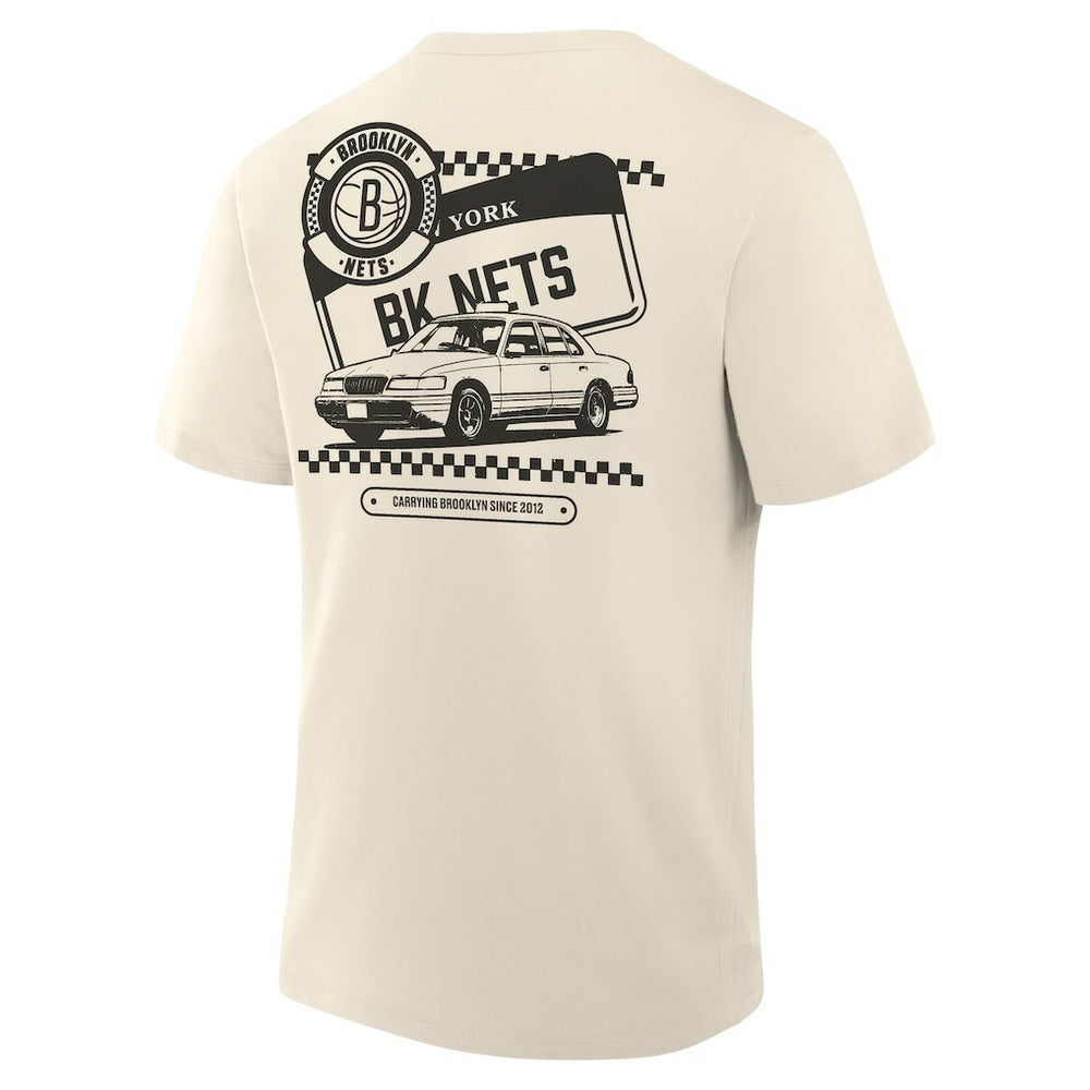 Cream Brooklyn Nets Team Culture T-Shirt | NBA