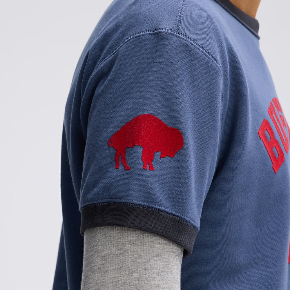Buffalo Bills IconicFleece Short Sleeve Sweatshirt | NFL On sale