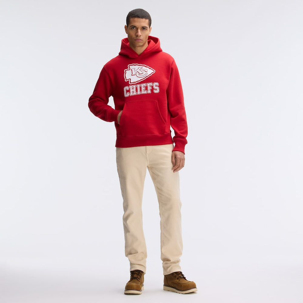 Kansas City Chiefs IconicFleece Flocked Hoodie | NFL On sale