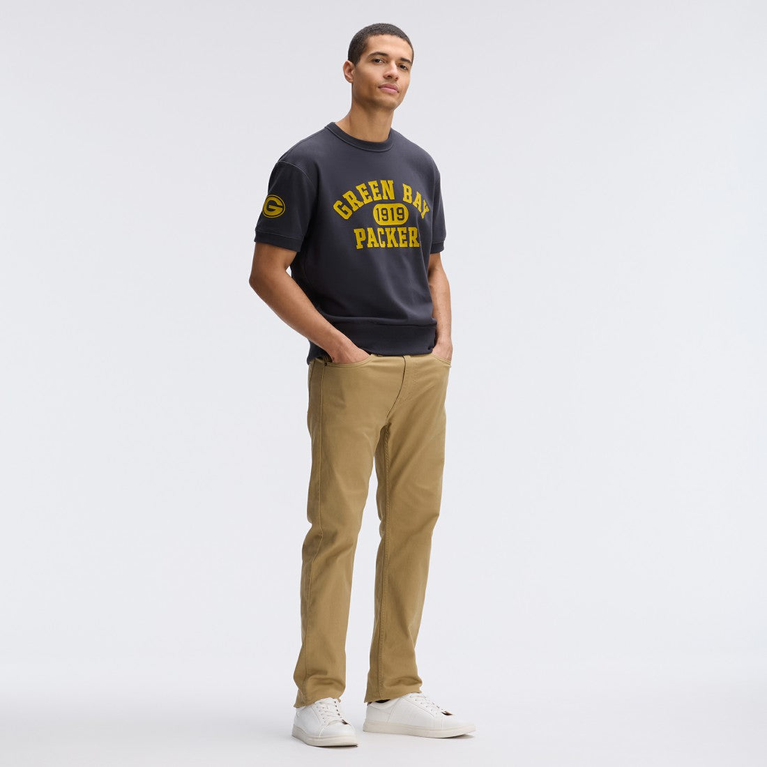 Green Bay Packers IconicFleece Short Sleeve Sweatshirt | NFL On sale